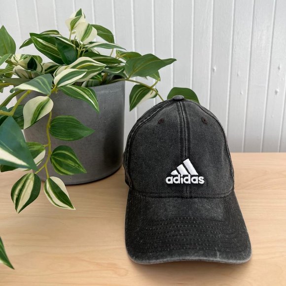 adidas Accessories - Adidas Grey Acid Wash Snapback